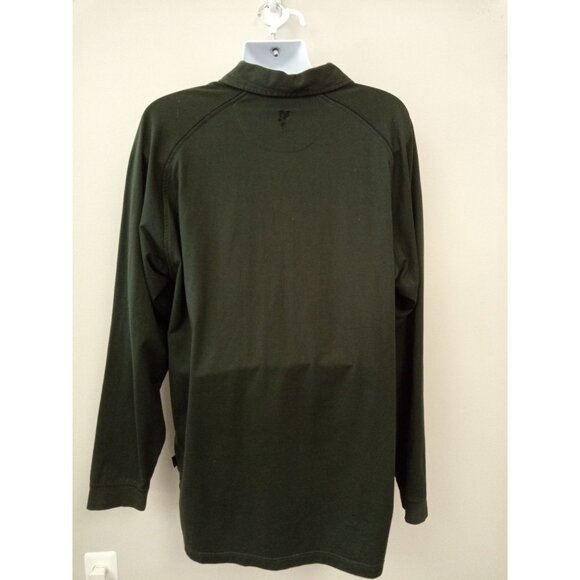 Ashworth Men's Green Long Sleeve Polo Shirt XXL - Picture 2 of 4